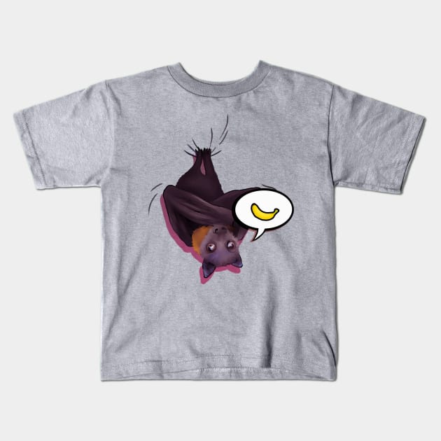 Tony the Fruitbat! Banana? Kids T-Shirt by Angsty-angst